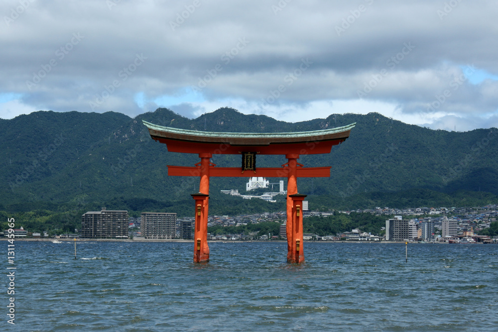 Miyajima Gate - Itsukushima Shrine, Miyajima, Japan Miyajima Gate - Itsukushima Shrine, Miyajima, Japan