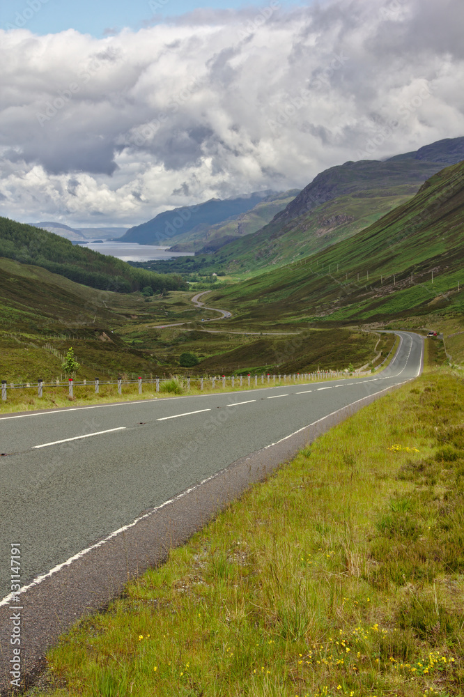 Fototapeta premium A832 bei Kinlochewe 2