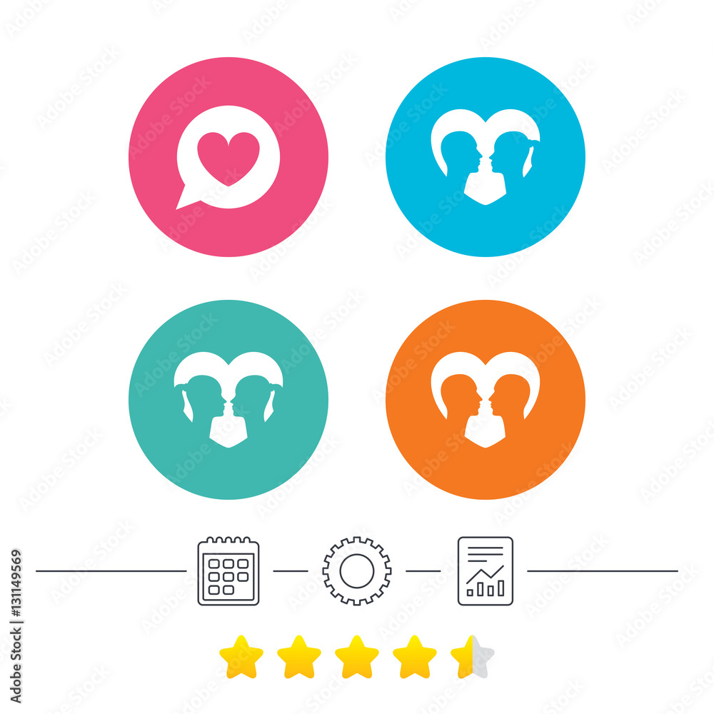 Couple love icon. Lesbian and Gay lovers signs. Couple love icon. Lesbian and Gay lovers signs.