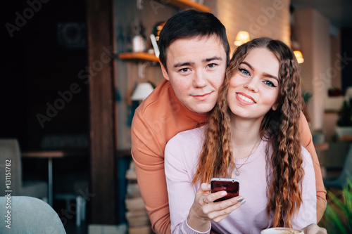 Couple having romantic dinner