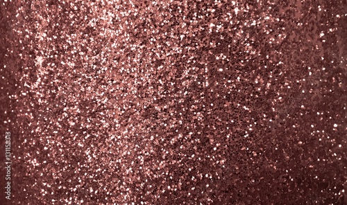 Shiny rose gold glitter tex...