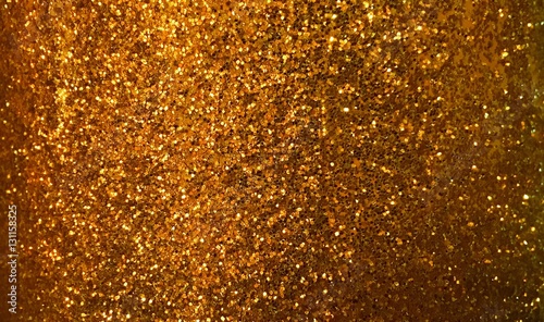 Shiny gold yellow glitter t...
