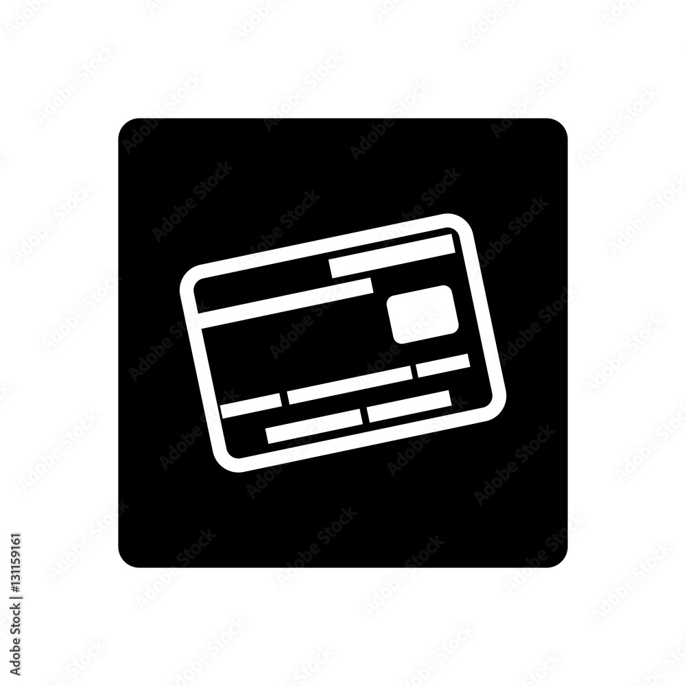 Money credit card icon vector illustration graphic design