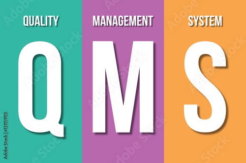 QMS, quality management system concept photo