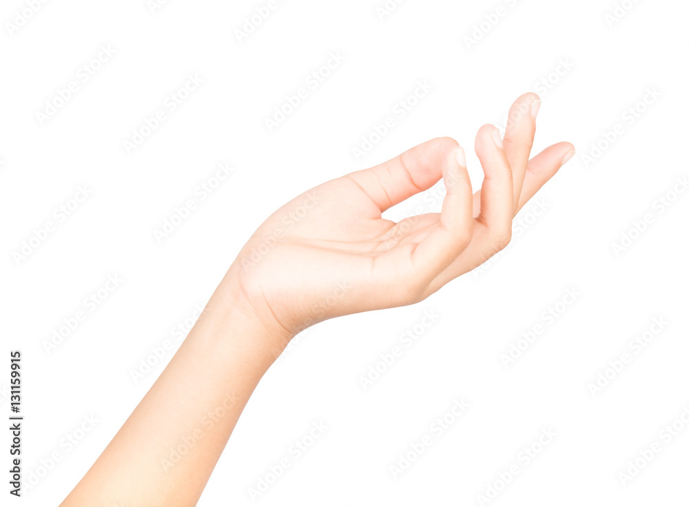 hand on white hand on white