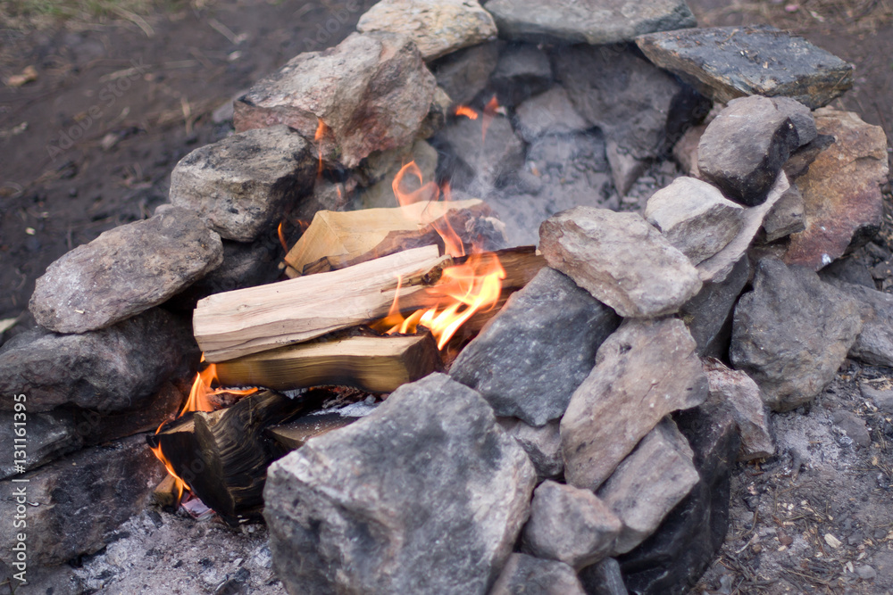 Obraz premium bonfire