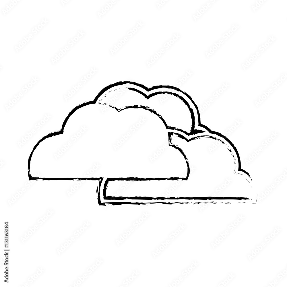 clouds weather related icon image vector illustration design clouds weather related icon image vector illustration design