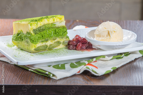 macha dessert photo