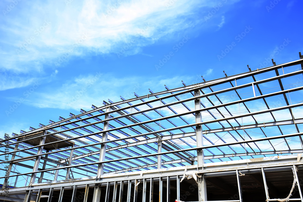 The steel structure The steel structure