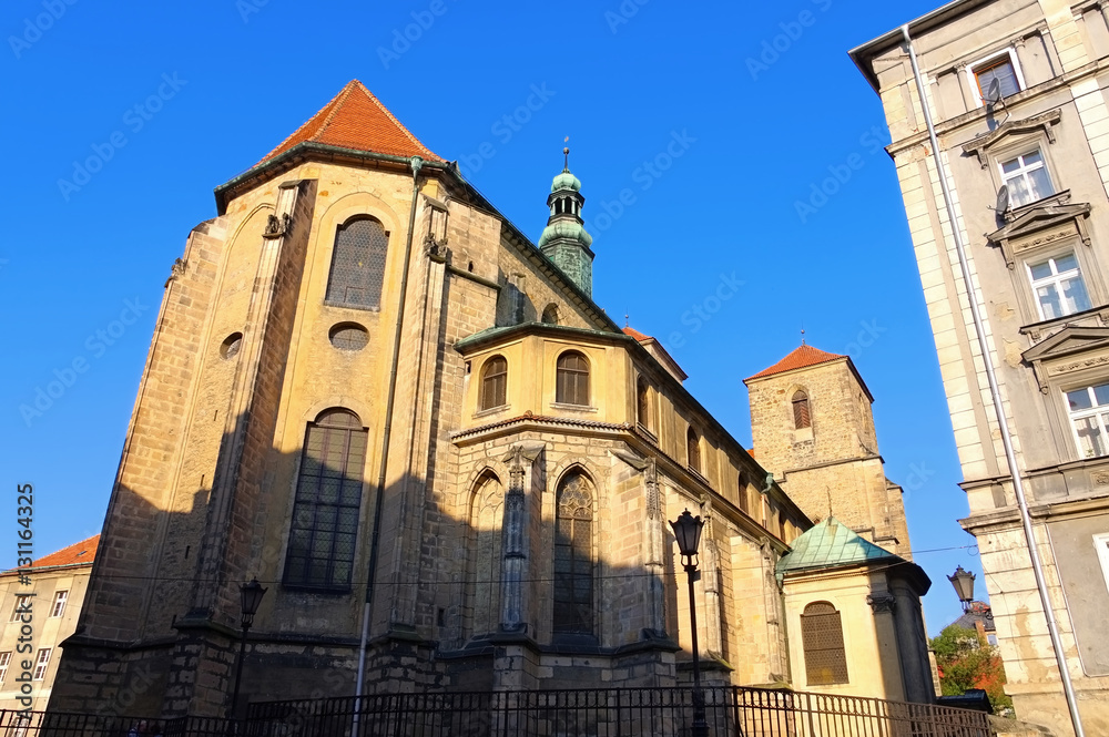 Glatz Maria Himmelfahrt Kirche - church in Klodzko Glatz in Silesia, Poland
