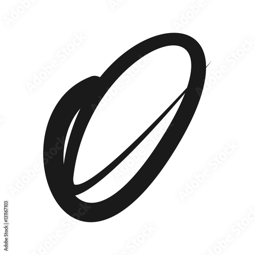script logo of letter o