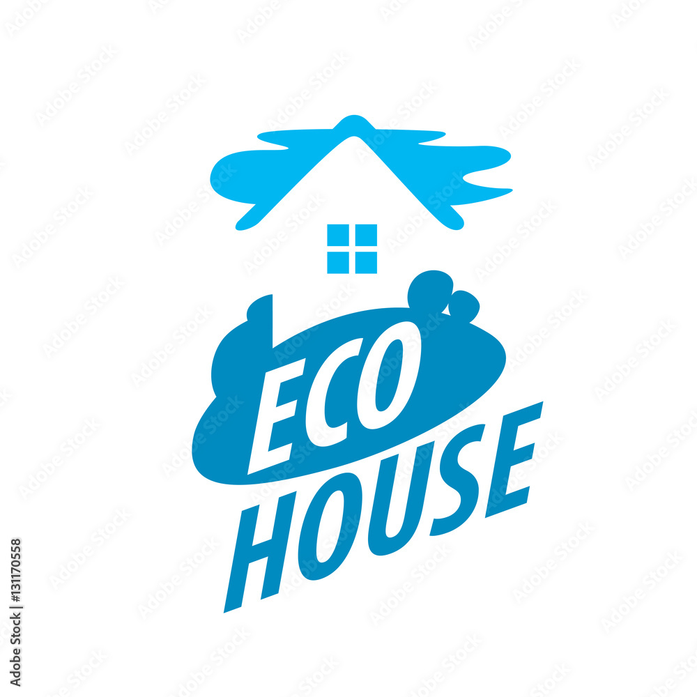 vector logo house