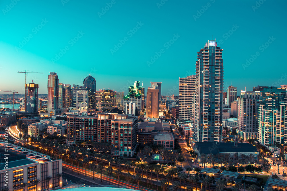 City Lights - San Diego