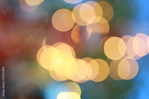 Abstract Circle bokeh background