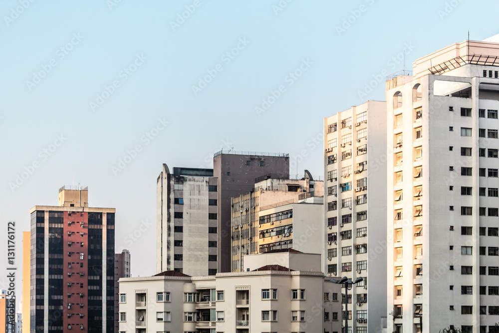 Buildings near Paulista Avenue in Sao Paulo, Brazil