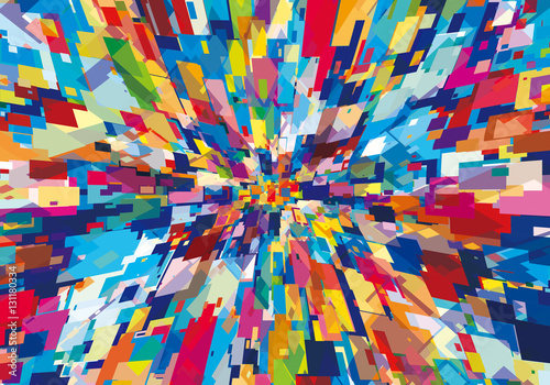 背景　多角形の模様