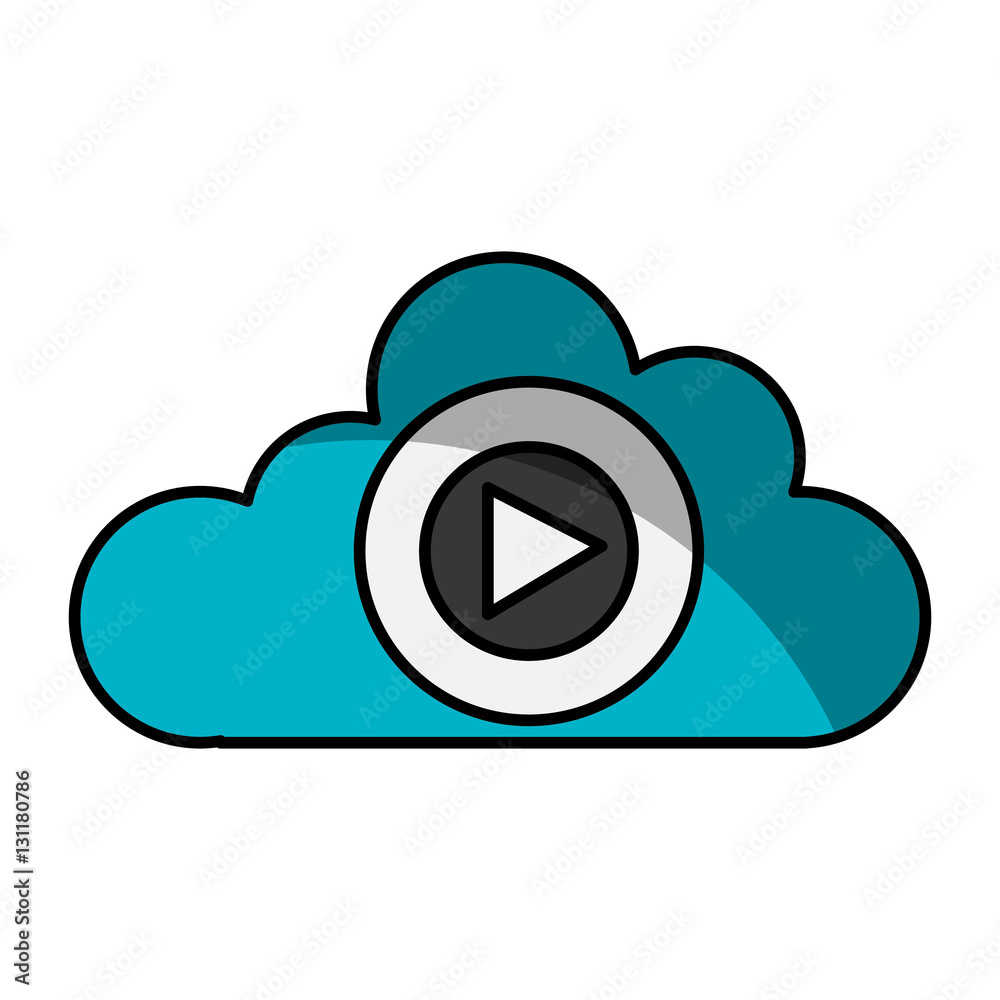 cloud computing isolated icon vector illustration design cloud computing isolated icon vector illustration design