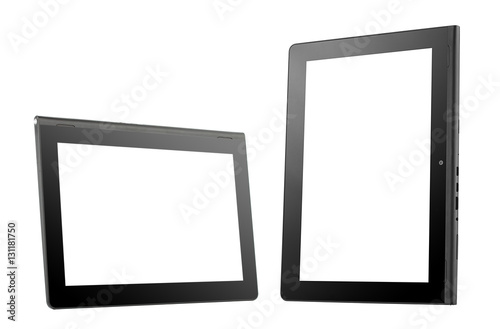 Set tablets taken at an angle
