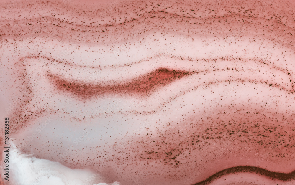 Fototapeta premium red and white agate structure macro