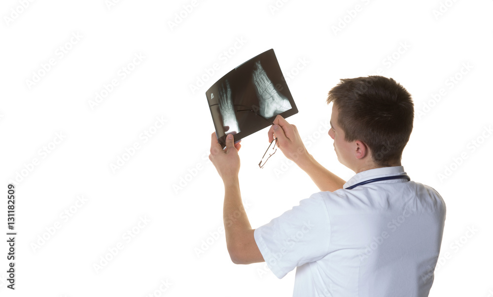 Fototapeta premium Doctor analyzing x-ray 