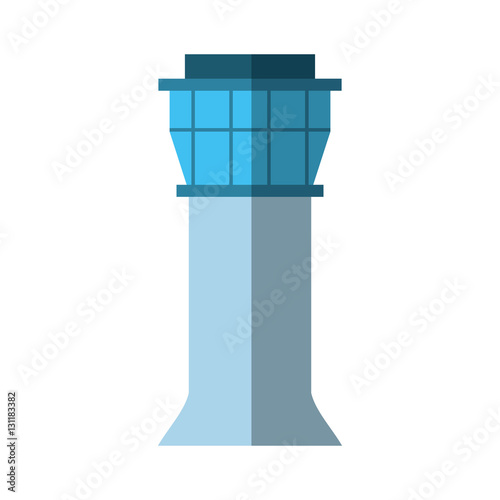 control tower airport icon vector illustration design