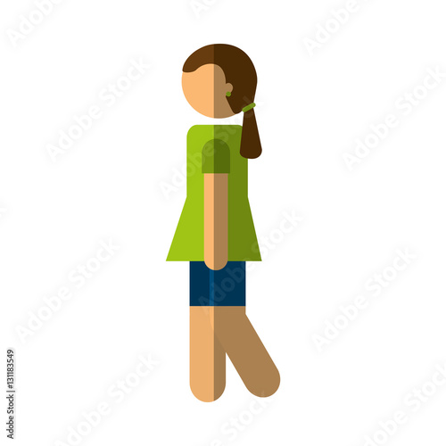 person walking isolated icon vector illustration design