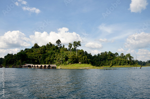 Khao Sok National Park in Cheow Lan Lake at Ratchaprapa or Rajja
