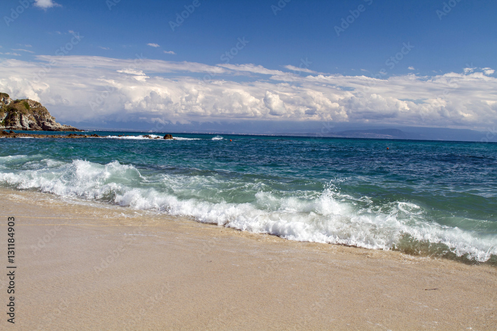 Strandaufnahme vom Capo Vaticano in Kalabrien Strandaufnahme vom Capo Vaticano in Kalabrien