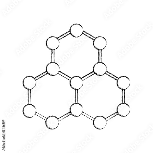 molecule structure isolated icon vector illustration design