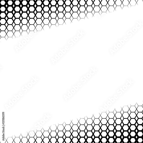 Background with gradient of black and white hexes