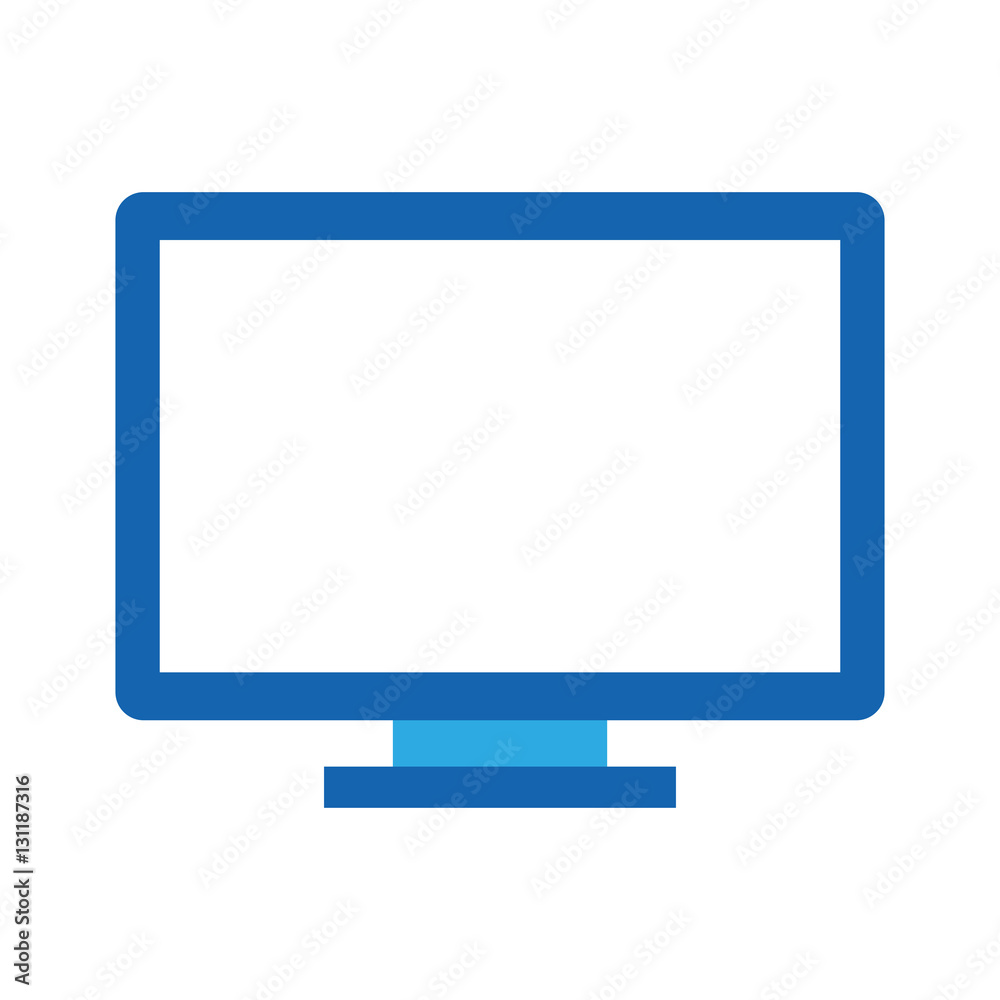 computer monitor isolated icon vector illustration design computer monitor isolated icon vector illustration design