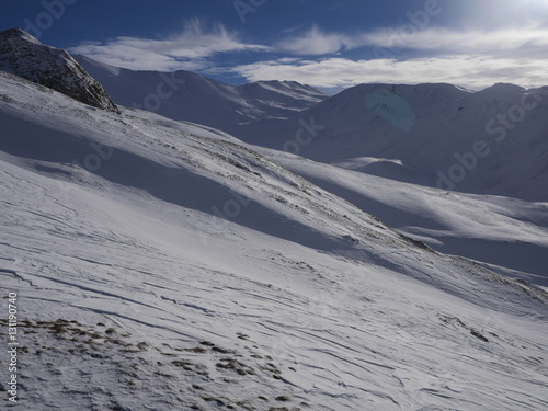 skiing hiking landscape  © flucas
