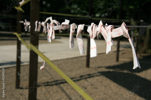 Paper Prayer Knots - Yasakunijinga Shrine, Sapporo, Japan photo