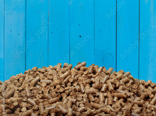 wooden pellets