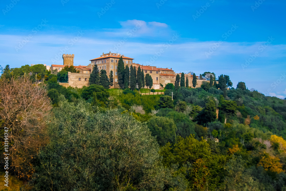 Baratti and Populonia historic villages in Italy