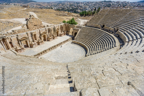 The Roman Theater of Jerash