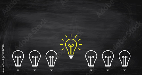 Glühbirne sticht heraus - Best Idea
