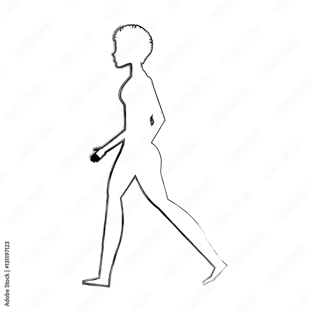person walking isolated icon vector illustration design person walking isolated icon vector illustration design