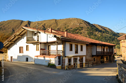 rustic village at cantabrian countryside, spain © jon_chica