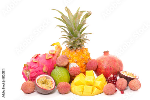 Fotografi assorted exotic fruit