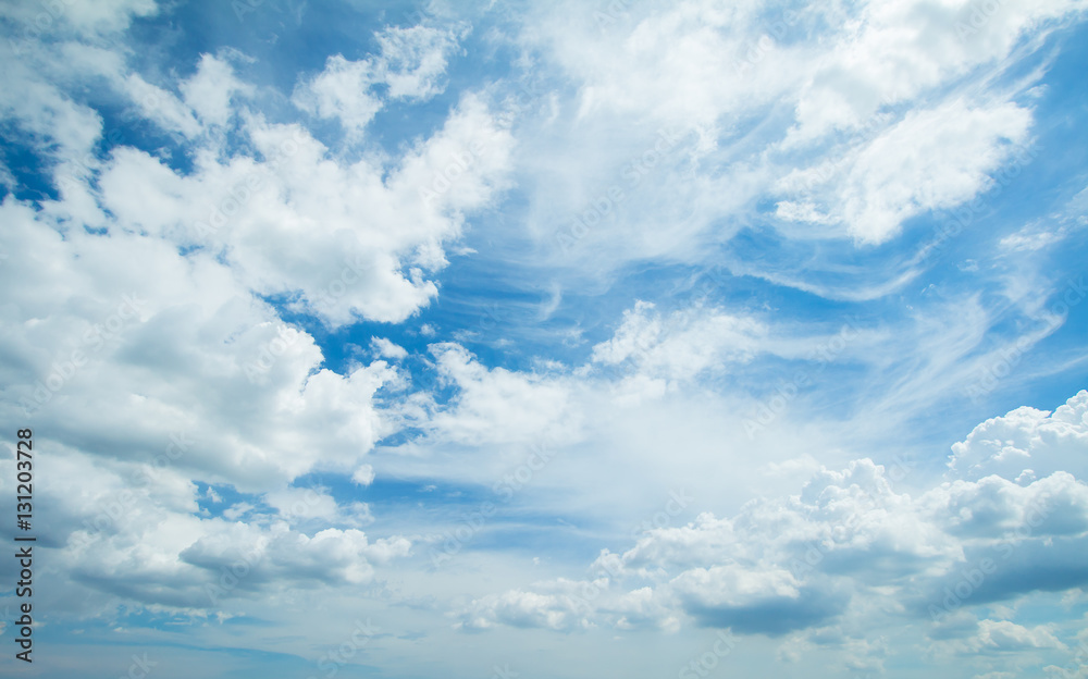 Fototapeta premium Blue sky and clouds