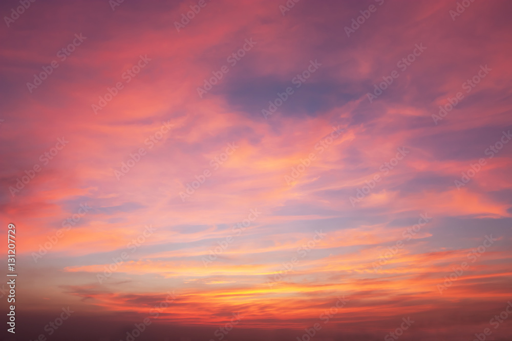 Dramatic color of Sky and Cloudscape. - obrazy, fototapety, plakaty 