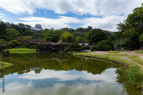Genkyuen Garden and Hikone castle