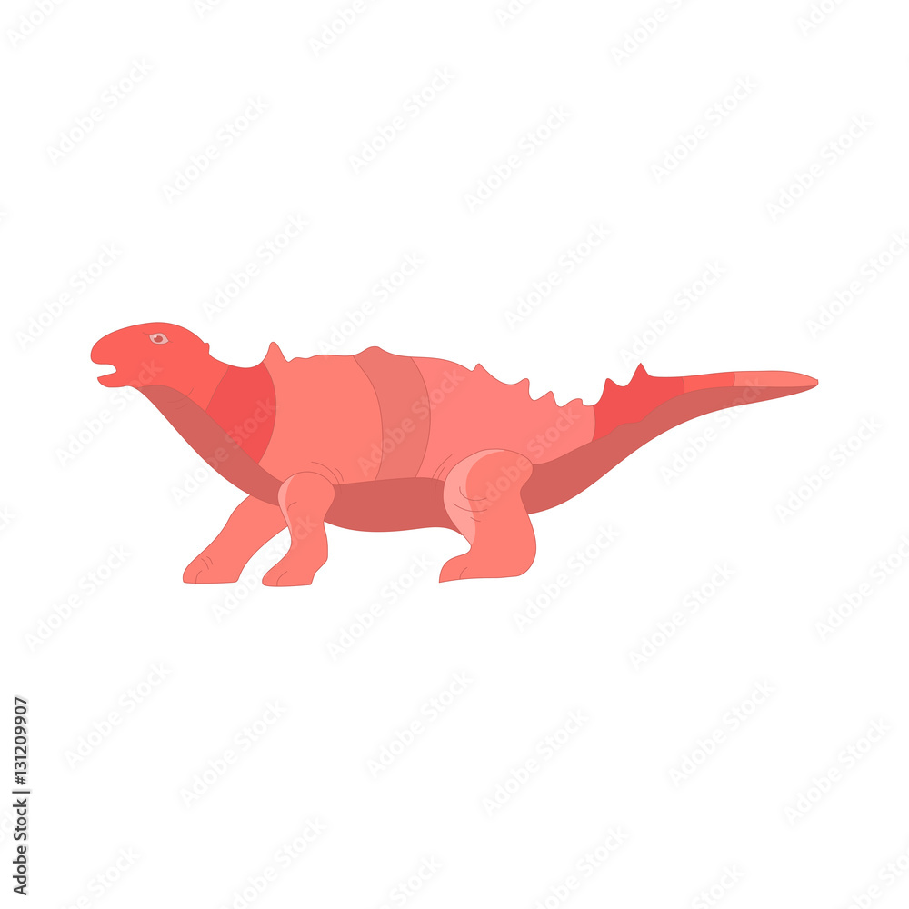 Fototapeta premium Dinosaur cartoon collection set vector illustration. Cartoon dinosaurs cute monster funny animal and prehistoric character cartoon dinosaurs. Cartoon comic tyrannosaurus fantasy dinosaurs.