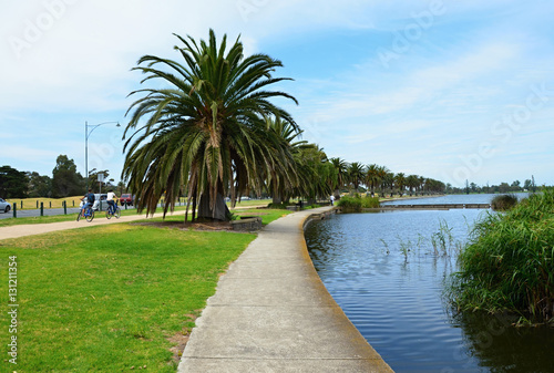 Albert Park and Lake in downtown Melbourne