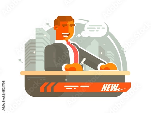 Television news presenter