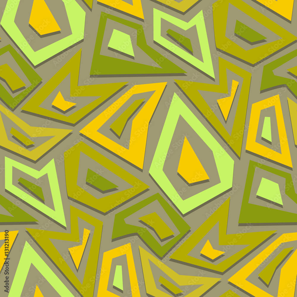 Decorative geometric pattern. Vector