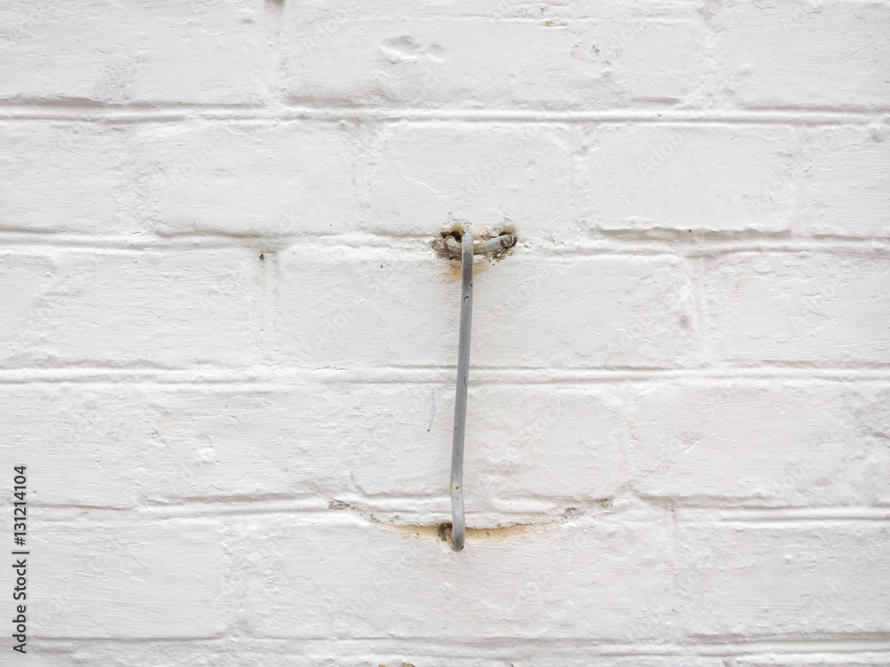 White wall. White wall.