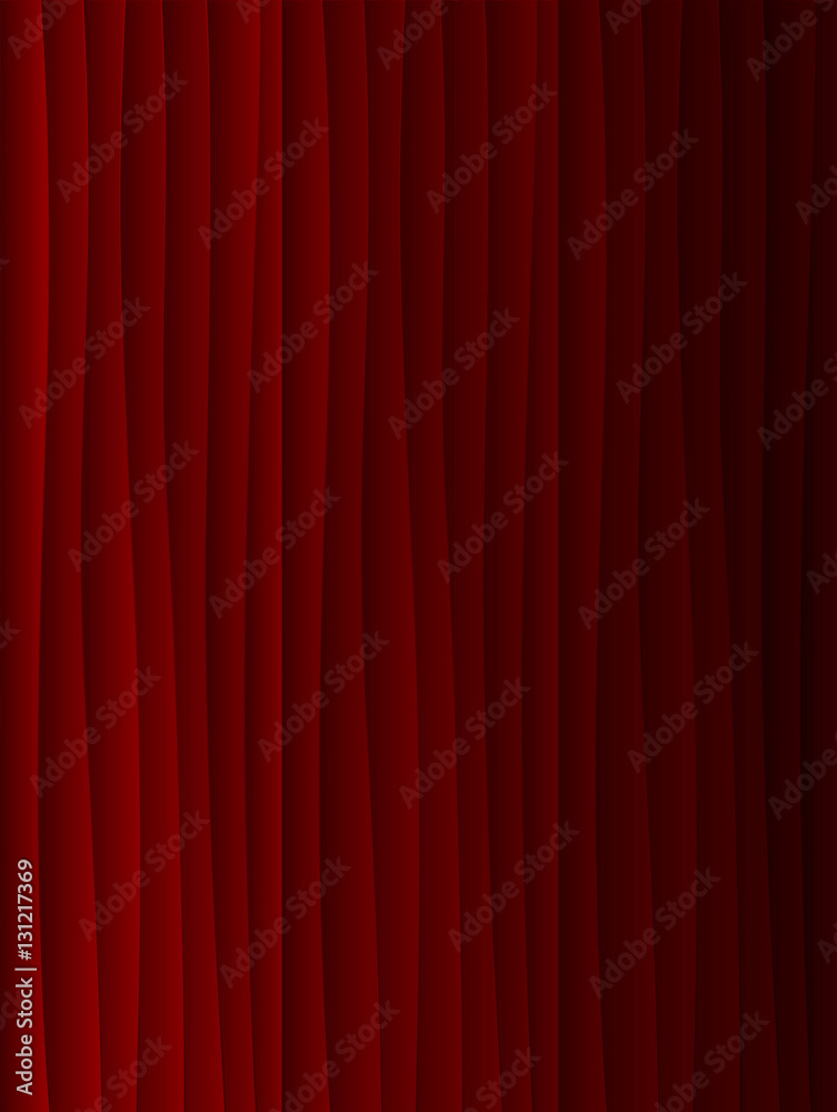 red texture. Wavy background. Interior wall decoration.
