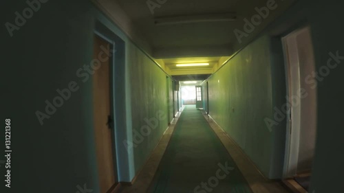 Corridor of old hotel
